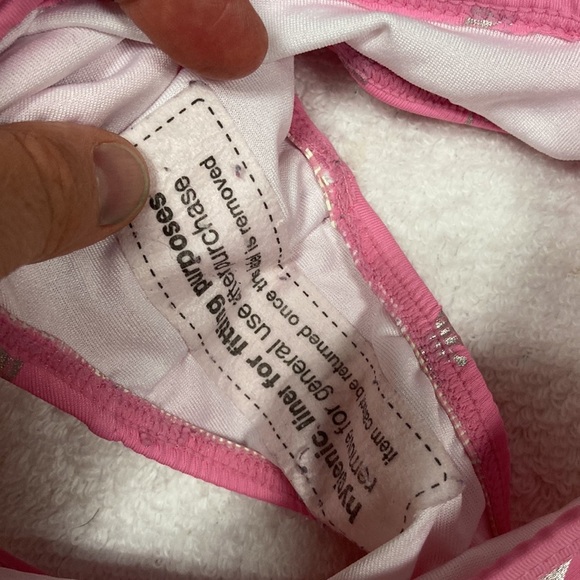 Nwot pink princess silver crowns long sleeve rashguard and bikini bottoms 18/24m - Picture 7 of 7